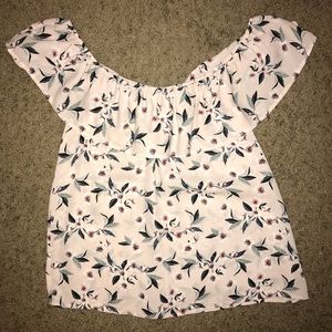Pink floral top